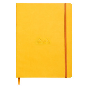 Rhodia Softcover Notebook - Large - Daffodil Yellow - Dotted